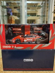 Ebbro 1/43 P-4 Nissan Motul Gt-R 2009 Minicar - Picture 1 of 10