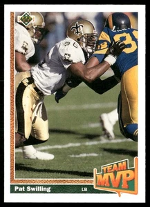 1991 UPPER DECK PAT SWILLING NEW ORLEANS SAINTS #468 - Picture 1 of 2