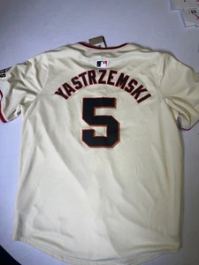 Nueva con etiquetas Camiseta de béisbol limitada Nike de los Gigantes de San Francisco Mike Yastrzemski para hombre L  - Imagen 1 de 12