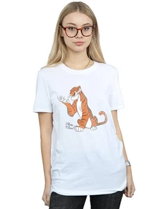 Disney Women's The Jungle Book Classic Shere Khan Boyfriend Fit T-Shirt - Picture 1 of 29