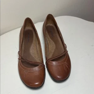 Zapatos Mary Jane Natural Soul Nerman para mujer talla 7M cuero marrón silla de montar tostado - Imagen 1 de 5