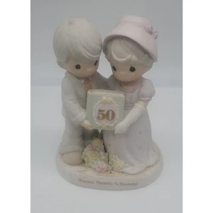 PRECIOUS MOMENTS TO REMEMBER 1995 VINTAGE SCULPTURE 50TH FIGURINE COLLECTION - Picture 1 of 3
