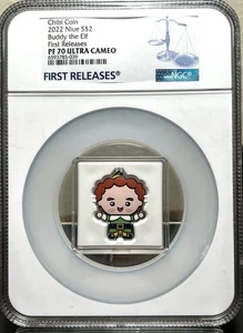 2022 Niue S$2 Chibi Coin Buddy The Elf First Release NGC PF70 UC 1oz Silver Coin - Picture 1 of 8