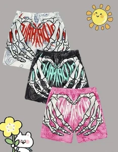 3 in 1. Summer Men Skull Shorts Training Multicolor Shorts Boys Sports Breath - Picture 1 of 6