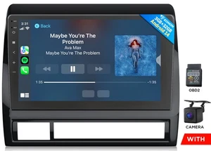 CAM+OBD+For Toyota Tacoma 2011 9" Car Stereo Radio Android 14 GPS DSP CarPlay BT - Picture 1 of 20