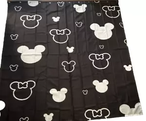 Disney Fabric Shower Curtain 70”x70” Mickey Mouse NEW with rivets and rings - Picture 1 of 9