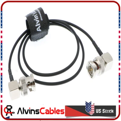 ALVIN'S CABLES High Flex HD SDI Kabel für BMCC Video Blackmagic RG179 Coax BNC Rechtwinkel Männ