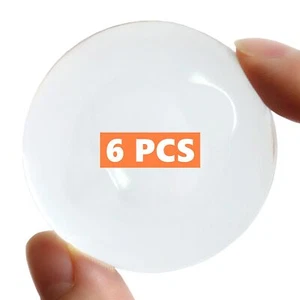 Door Stopper6 Pcs 1.97 Clear Rubber Door Stops Wall Protector Self Adhesive D - Picture 1 of 8