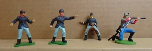 American Civil War Figures Britain LTD 4 Figures/Poses Includes Rider w Saddle - Picture 1 of 12