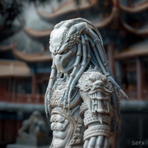 Porcelain Predator Print - PikPoket Gallery - Picture 1 of 2