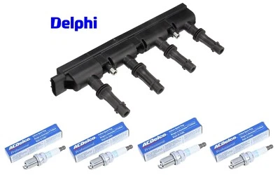 Ignition Coil Pack & Spark Plug DELPHI/AcDelco for Buick Cadillac Chevrolet 1.4L - Image 1 of 4