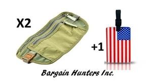 Waist Belt Bag Travel Pouch For Hidden ID Passport Security Money Compact Safety - Picture 1 of 2