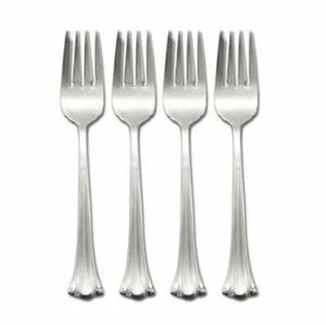 Oneida Natalie Set of 4 Salad Forks Stainless Steel 6 1/2" - Picture 1 of 1
