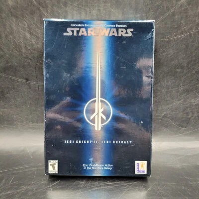 Star Wars Jedi Knight II: Jedi Outcast Big Box PC CD-ROM Video Game - Image 1 of 4
