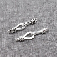3PCS 925 Sterling Silver Clasp Connector for Necklace Bracelet DIY A2511