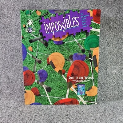 Lost in the Woods Rare BePuzzled Impossibles 750 Piece Jigsaw Puzzle New - Image 1 of 4