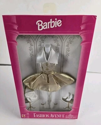 Vtg 1996 Barbie Fashion Avenue "Party" Mattel #15862 White Accessories NIB Fr Sh - Image 1 of 4