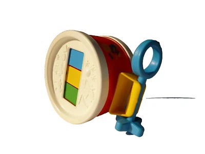 16⚜️ Ancien Jouet Tambour Fisher Price Vintage Année 1976 - Photo 1/2