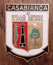 Insigne CASABIANCA escorteur (Thème Corse) Badge Marine ORIGINAL SANS ATTACHE !