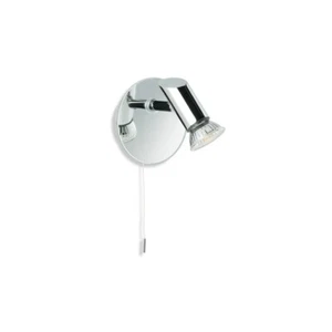 Firstlight Marina Single Spot Bathroom Wall Light 5750ch Mirror Glass Pull Cord - Picture 1 of 1