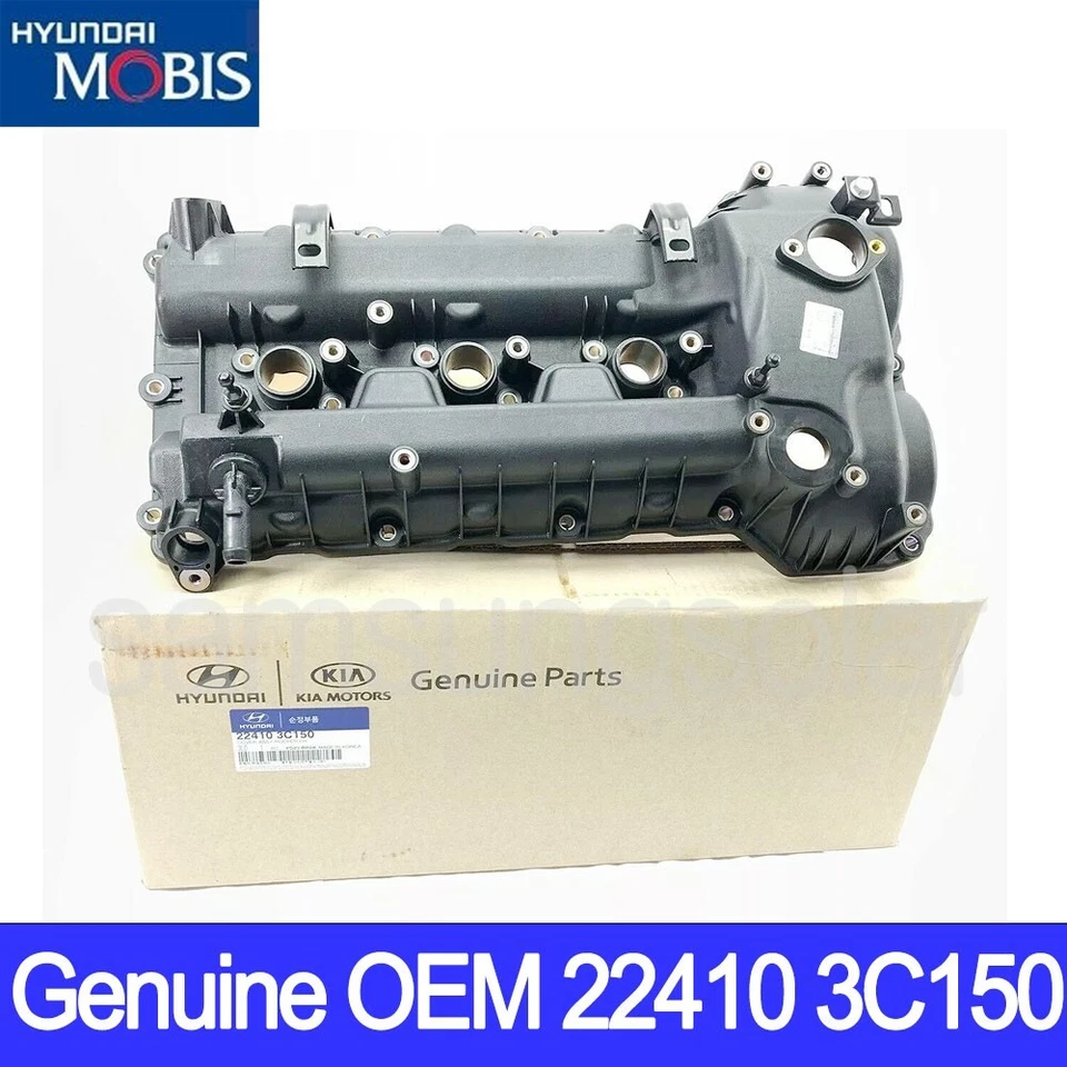 Genuine OEM Engine Valve Cover 224103C150 for Hyundai Santa Fe Kia Soreno 10-12 - Image 1 of 2