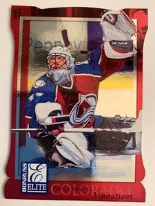 Patrick Roy -Colorado Avalanche- 1997-98 Donruss Elite Die-Cut Aspirations #/750 - Picture 1 of 3