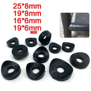 M6/M8 Schwarz Kunststoff Gebogene Unterlegscheiben Verschleißfeste Scheibe 25mm - Bild 1 von 14