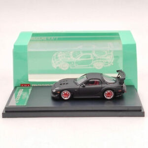 Master 1:64 Mazda RX7 Amemiya Sub-black Diecast Toys Car  Models Collection Gift