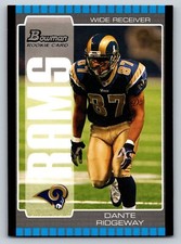 2005  Bowman #202 Dante Ridgeway Rookie Card St. Louis Rams
