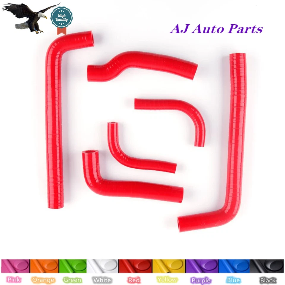 Rojo PARA 1999-2006 GAS GAS EC 200 250 300 SILICONA RADIADOR REFRIGERANTE MANGUERAS NUEVAS Foto 1 de 4