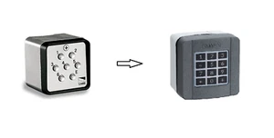 Funk-Codetastatur CAME S9000 ersetzt durch CAME SELT1W4G - Bild 1 von 2