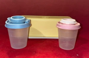 Vtg Tupperware Mini Salt Pepper Shakers 101-17-18 629 3-11 Butter Dish 636 637 - Picture 1 of 24