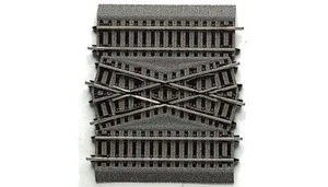 ROCO 42598 Scala HO Elemento centrale per incrocio doppio DGV15 con massicciata - Foto 1 di 1