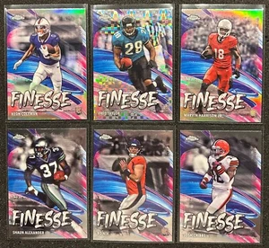 Lot of (11) - 2024 Topps Chrome Finesse RC - Nix, Coleman, Harrison Jr., Benson - Picture 1 of 4