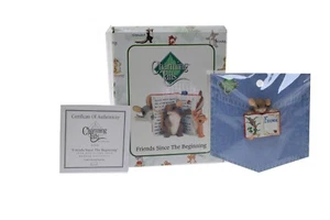 Charming Tails Fitz & Floyd Mäuse Figur "Friends Since The Beginning" plus Pin - Bild 1 von 3