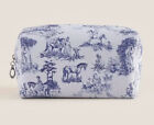 HORSE & WESTERN HOME SCHOOL GIFTS VINTAGE HORSE PRINT PENCIL OR COSMETIC CASE
