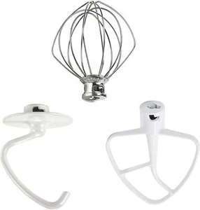 Stand Mixer Attachments 3-Piece Kit -Replace for Kitchen aid Accessories K45W... - Picture 1 of 8