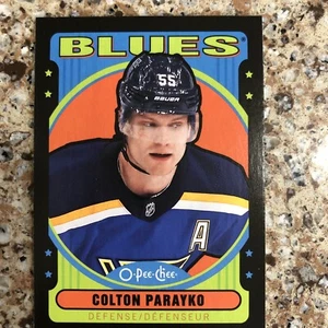 2021-22 O-Pee-Chee Retro schwarz #452 Colton Parayko/100 St. Louis Blues - Bild 1 von 4