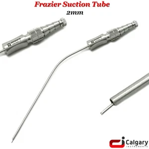 Frazier Suction Tube 2mm Aspirator Suction Tip Nasal Cavity Lumber Cervical Tool - Picture 1 of 3