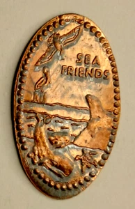 SEA FRIENDS Pressed Penny - Picture 1 of 1
