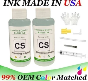 Unblock Printhead Nozzle for Canon Epson HP Brother Printer Cleaning fluid 200ml - Picture 1 of 5