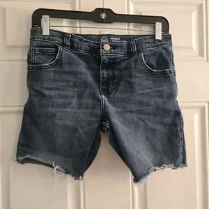 Wonder Nation Girls Size 10 Husky Straight Jean Cut Off Shorts Adjustable Waist - Picture 1 of 5