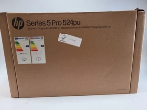 HP Series 5 PRO 524PU 23.8" FHD IPS 16:9 1920x1080 USB-C PC Monitor 9D9V7AA - Picture 1 of 3
