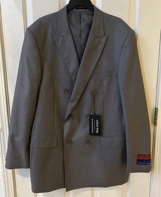 Nuevo Abrigo Deportivo Blazer Chaqueta Apollo King 46L Super 150s Gris Doble Pecho Nuevo con Etiquetas Foto 1 de 4