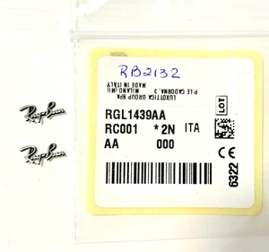 Ray Ban RB2132 Neue Wayfarer Paar Geschriebene Dekoration Icon Logo Echt NWT - Bild 1 von 5