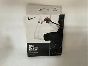 Nike UV Hombre Mangas Solares L/XL Blanco - Con Bolsa de Transporte - Imagen 1 de 4