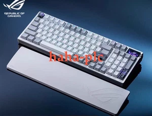 1PC NEW ASUS ROG Azoth 98 HE White OLED Gaming Keyboard Fast delivery FedEx - Picture 1 of 3