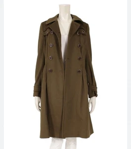 GUCCI Wool Double Long Coat 40L Used Japan - Picture 1 of 15