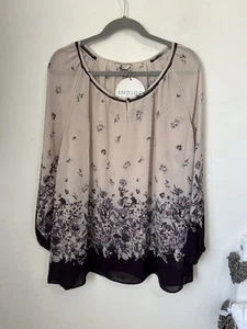 Marks & Spencer’s Indigo Blouse Uk 22 NWTs Lightweight Blouse - Picture 1 of 9