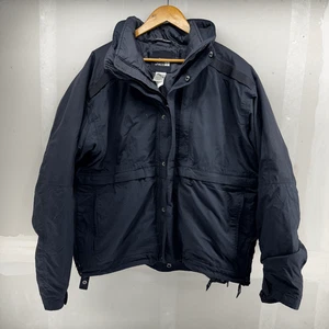 North Face 3 in 1 schwarze Skijacke Größe XL mit innen gefüttertem Nylon außen gebraucht, in einwandfreiem Zustand - Bild 1 von 12
